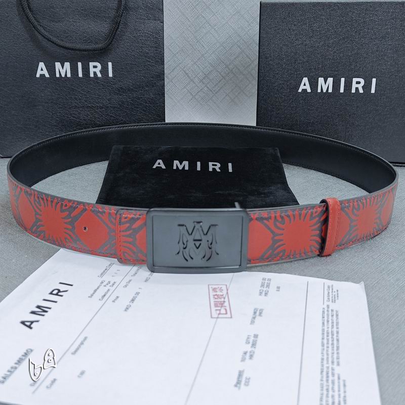Amiri belt 38mmX90-125cm lb (58)