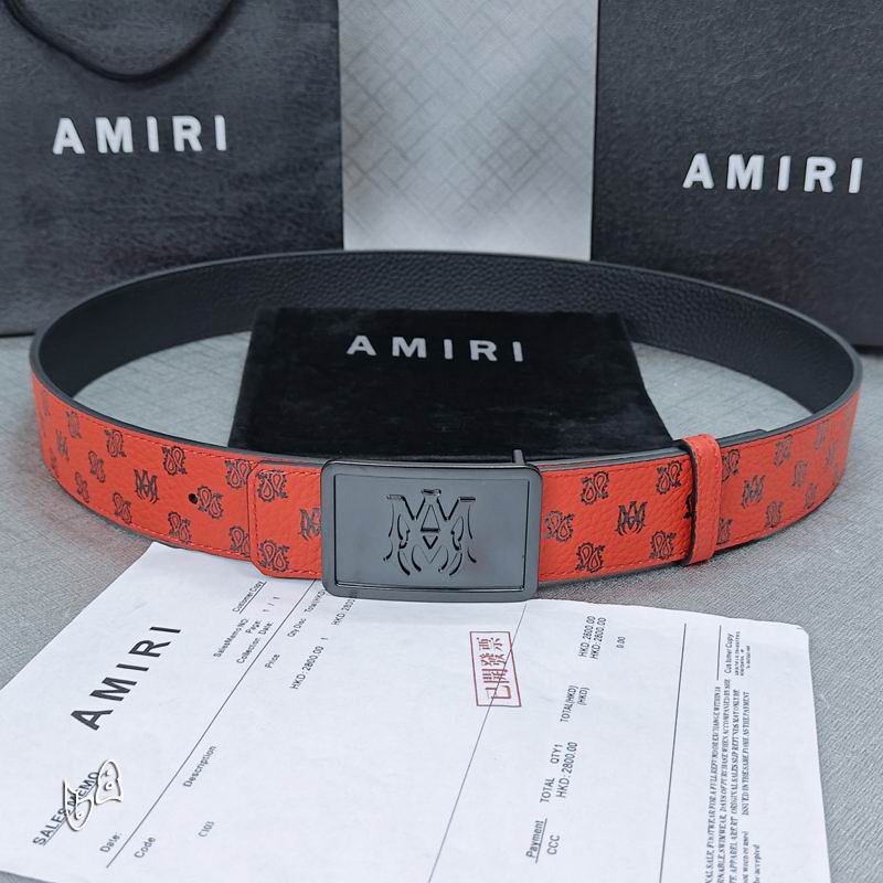 Amiri belt 38mmX90-125cm lb (58)
