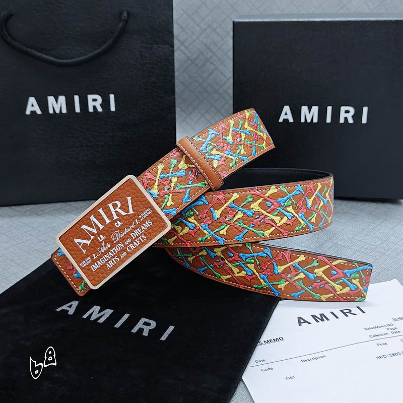 Amiri belt 38mmX90-125cm lb (60)