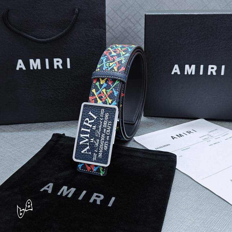 Amiri belt 38mmX90-125cm lb (62)