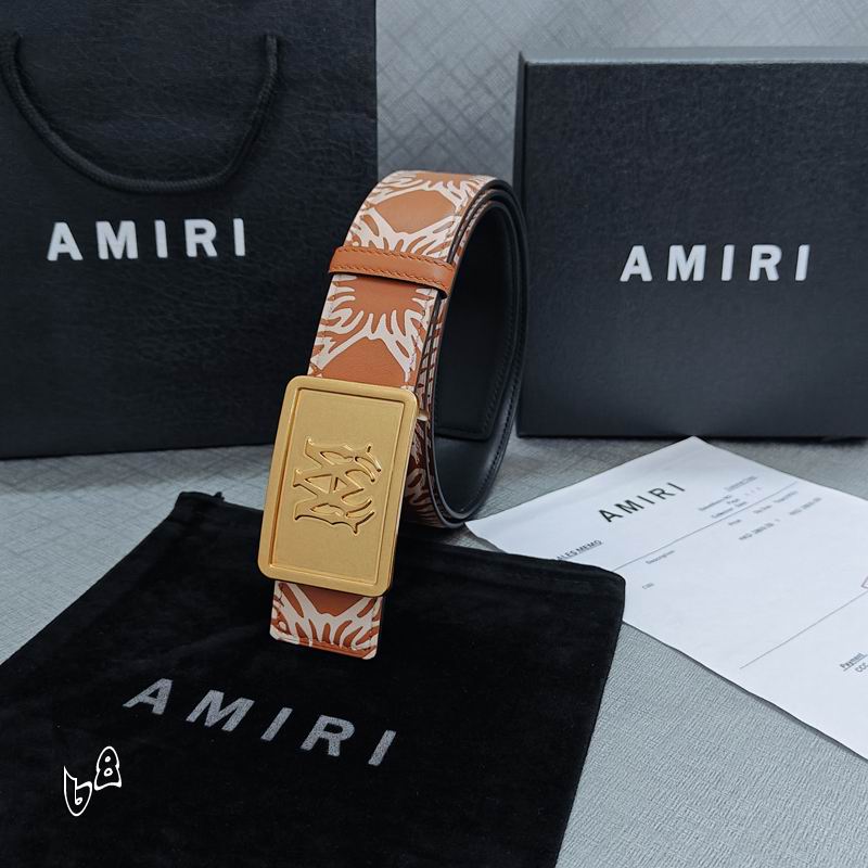 Amiri belt 38mmX90-125cm lb (65)