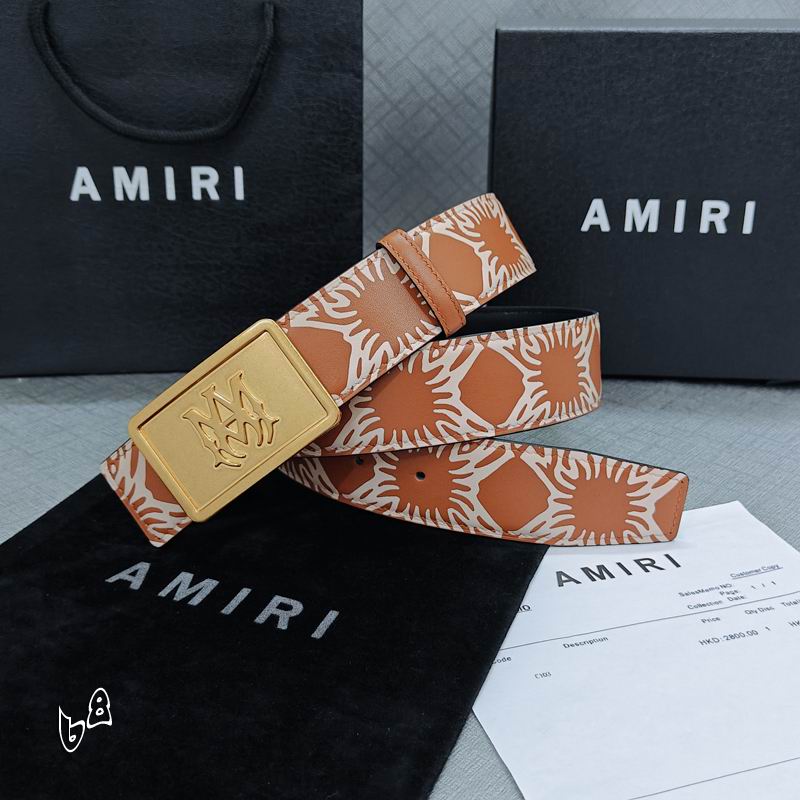 Amiri belt 38mmX90-125cm lb (66)