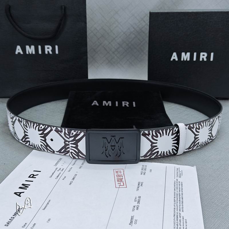 Amiri belt 38mmX90-125cm lb (67)