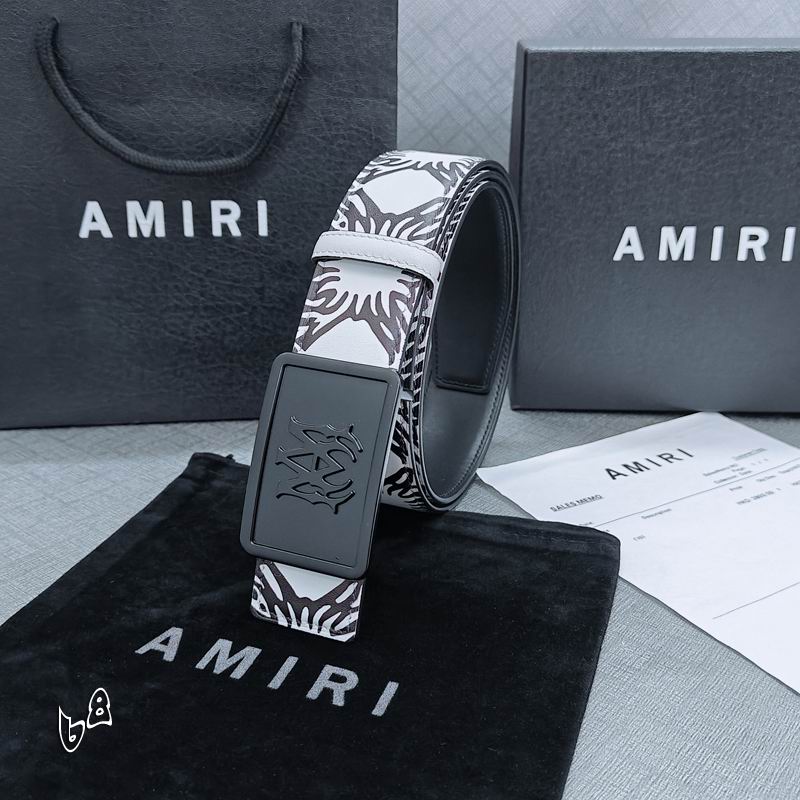 Amiri belt 38mmX90-125cm lb (68)