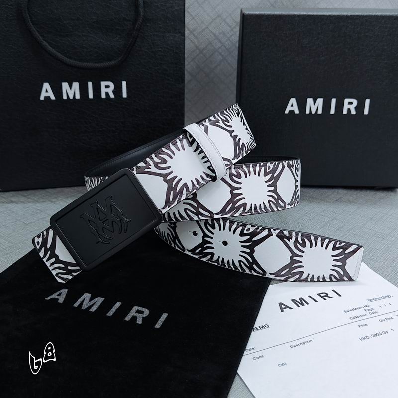 Amiri belt 38mmX90-125cm lb (69)