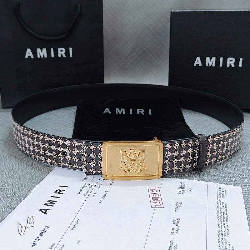 Amiri belt 38mmX90-125cm lb (72)