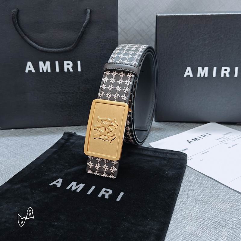 Amiri belt 38mmX90-125cm lb (73)