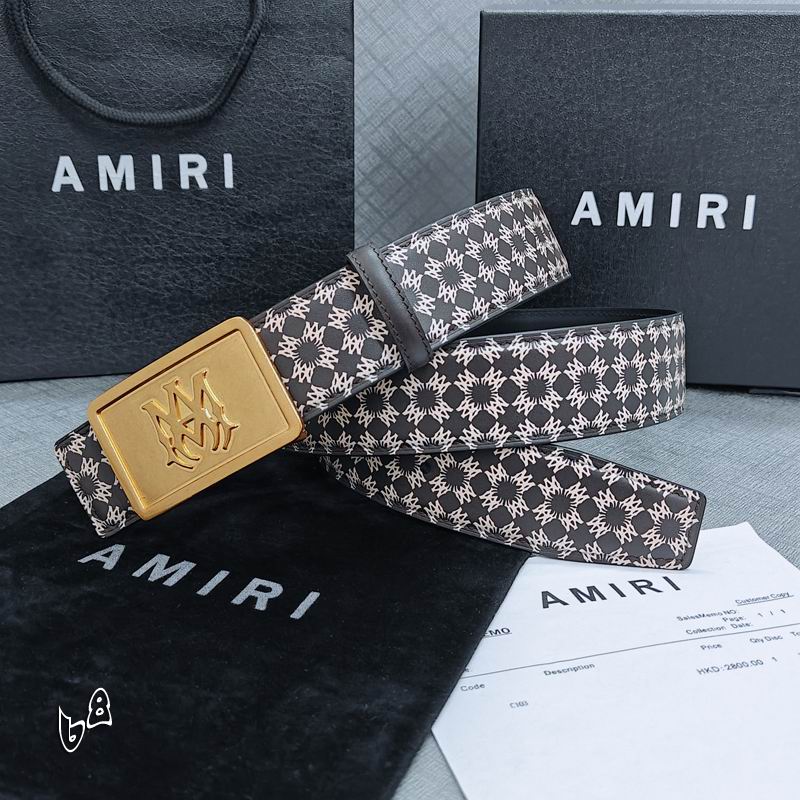 Amiri belt 38mmX90-125cm lb (74)