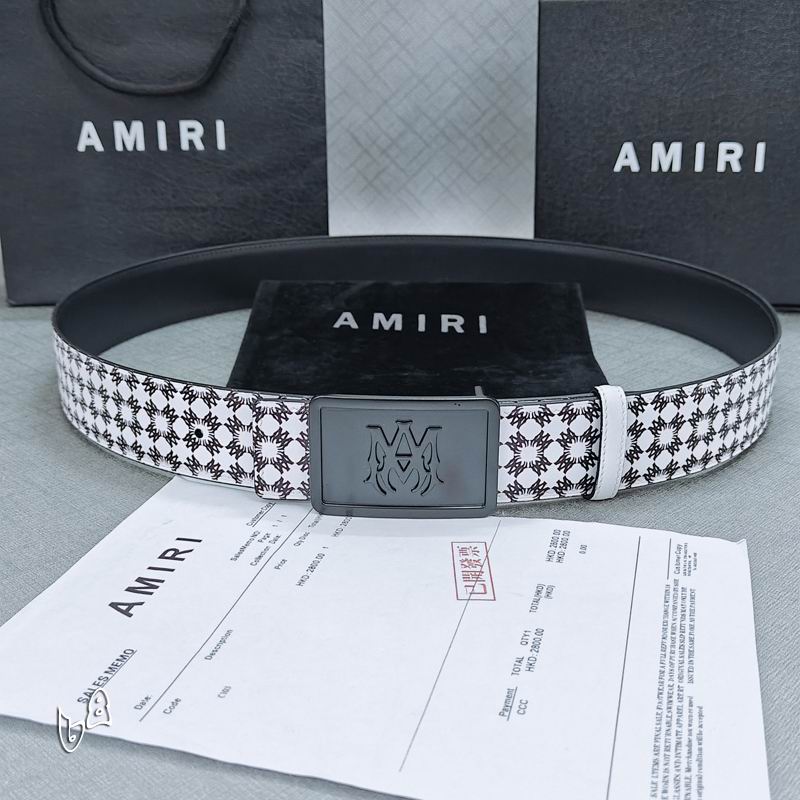 Amiri belt 38mmX90-125cm lb (75)