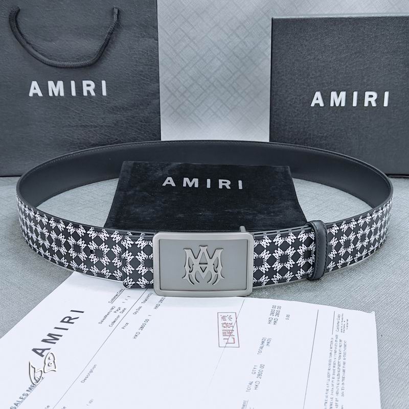 Amiri belt 38mmX90-125cm lb (78)