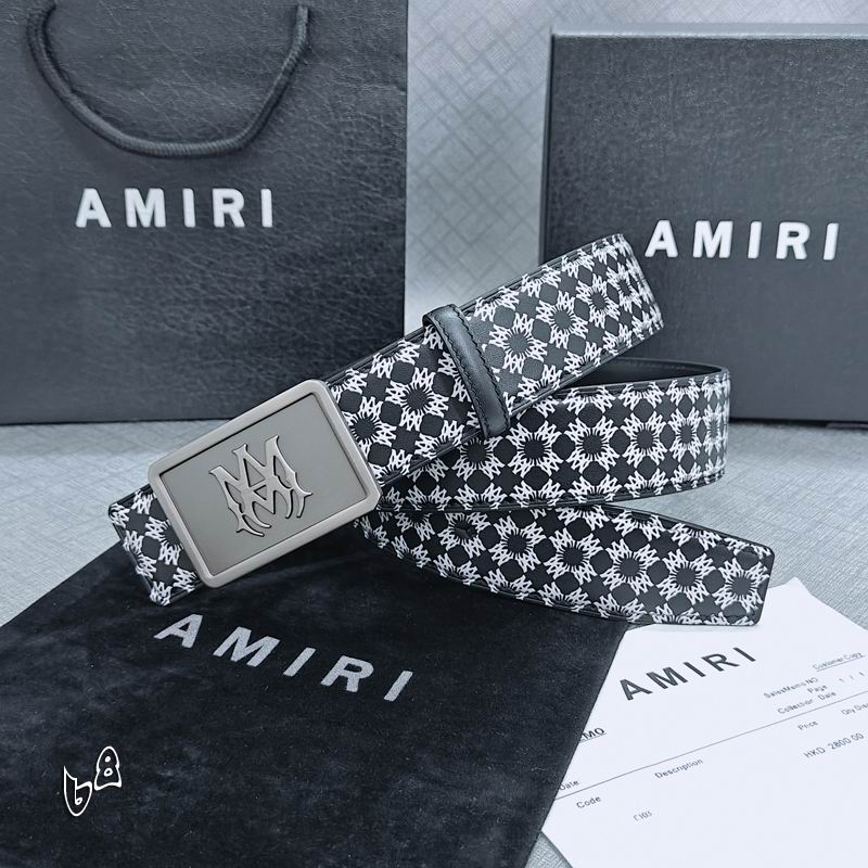 Amiri belt 38mmX90-125cm lb (80)