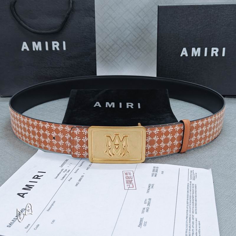 Amiri belt 38mmX90-125cm lb (81)