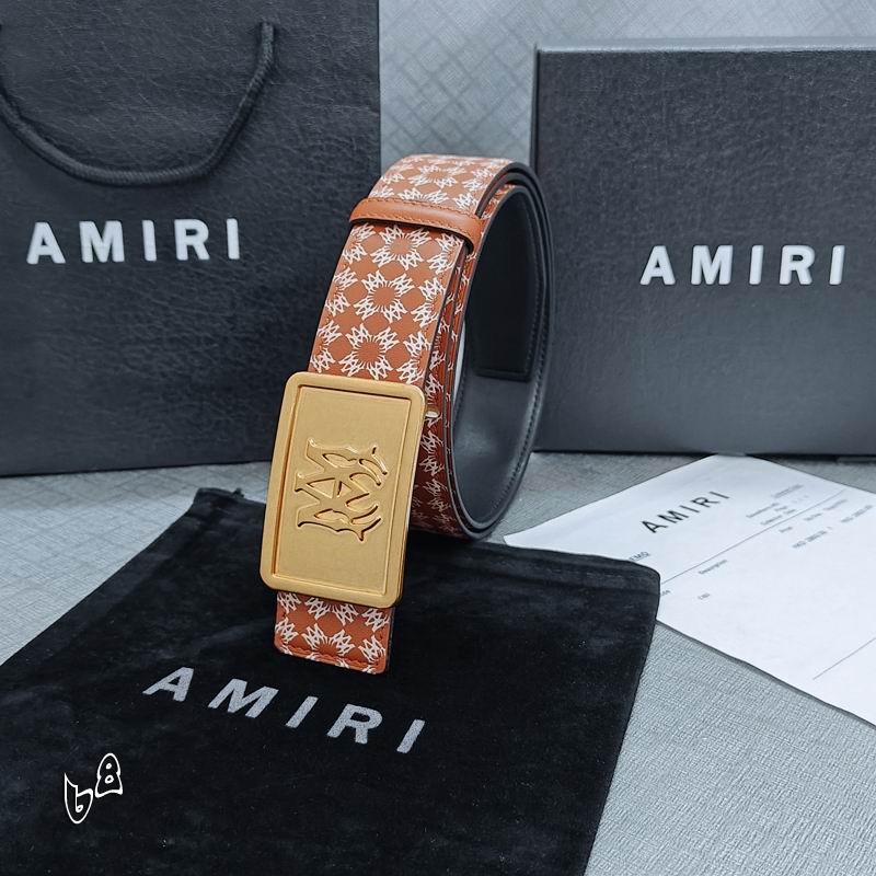 Amiri belt 38mmX90-125cm lb (82)