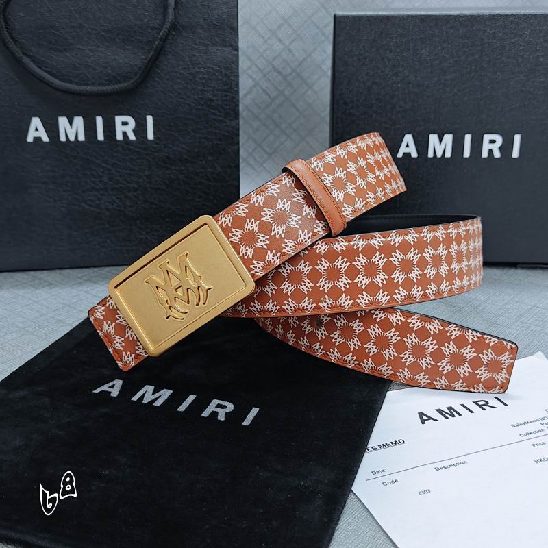 Amiri belt 38mmX90-125cm lb (83)