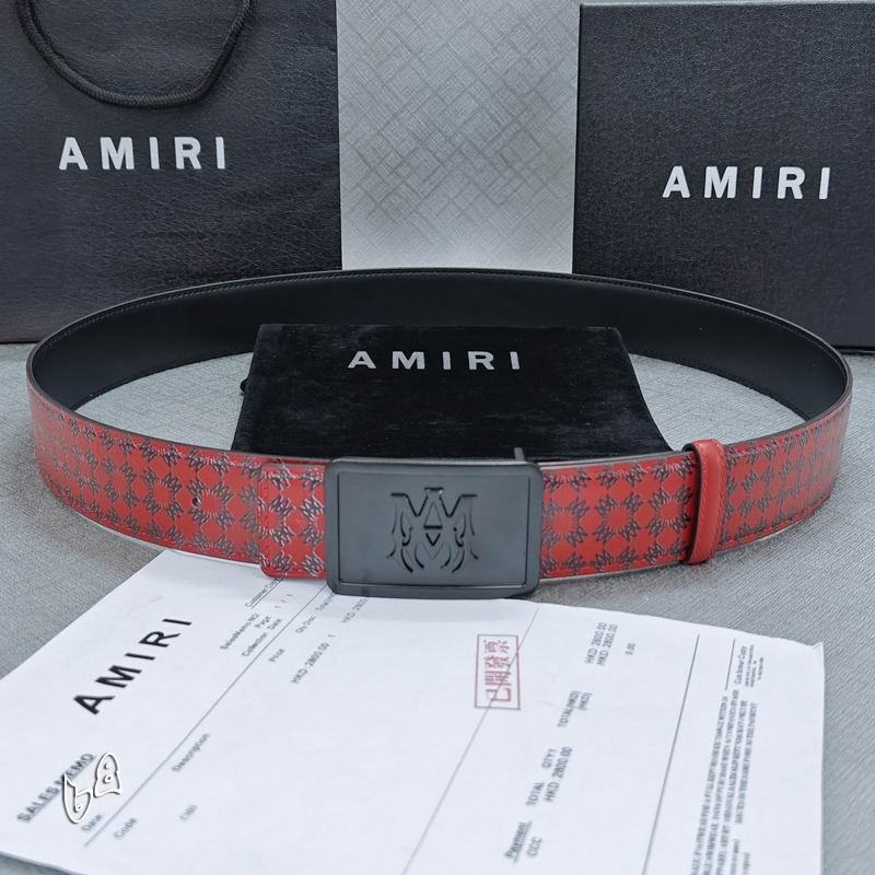 Amiri belt 38mmX90-125cm lb (84)