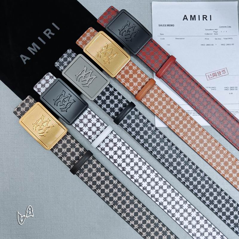 Amiri belt 38mmX90-125cm lb (87)