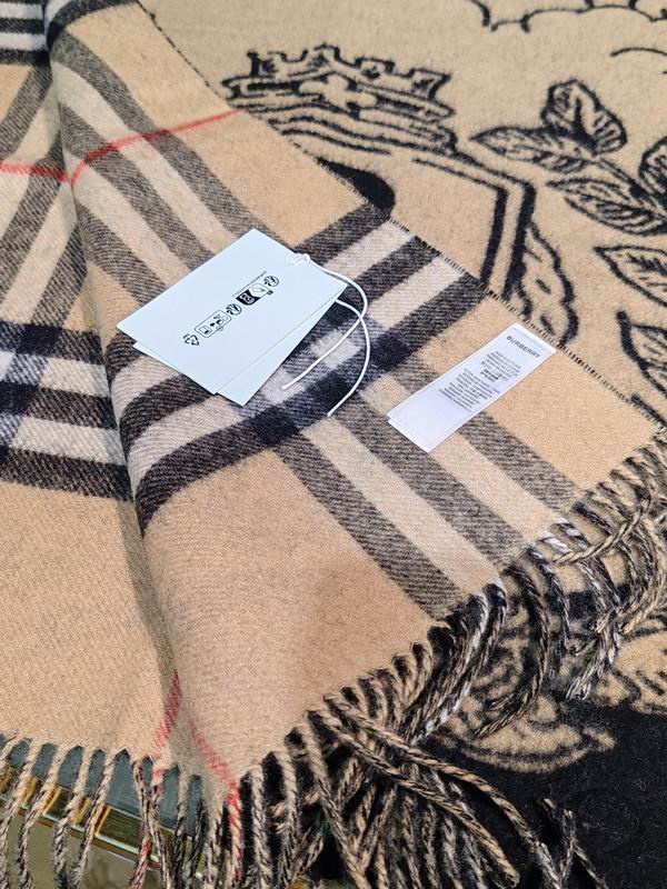 Burberry Scarf 210X50cm 100%羊绒 E30 (12)