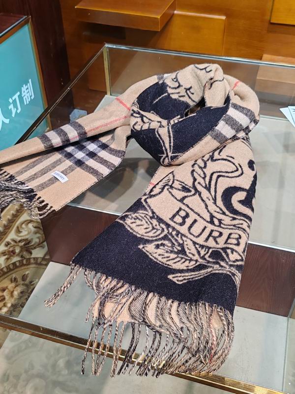 Burberry Scarf 210X50cm 100%羊绒 E30 (14)