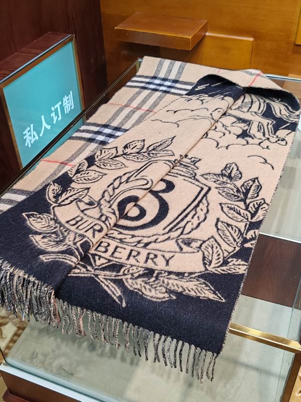 Burberry Scarf 210X50cm 100%羊绒 E30 (17)