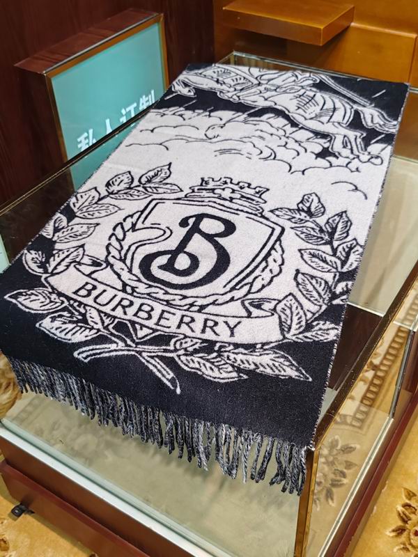 Burberry Scarf 210X50cm 100%羊绒 E30 (2)
