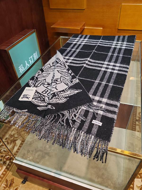 Burberry Scarf 210X50cm 100%羊绒 E30 (7)