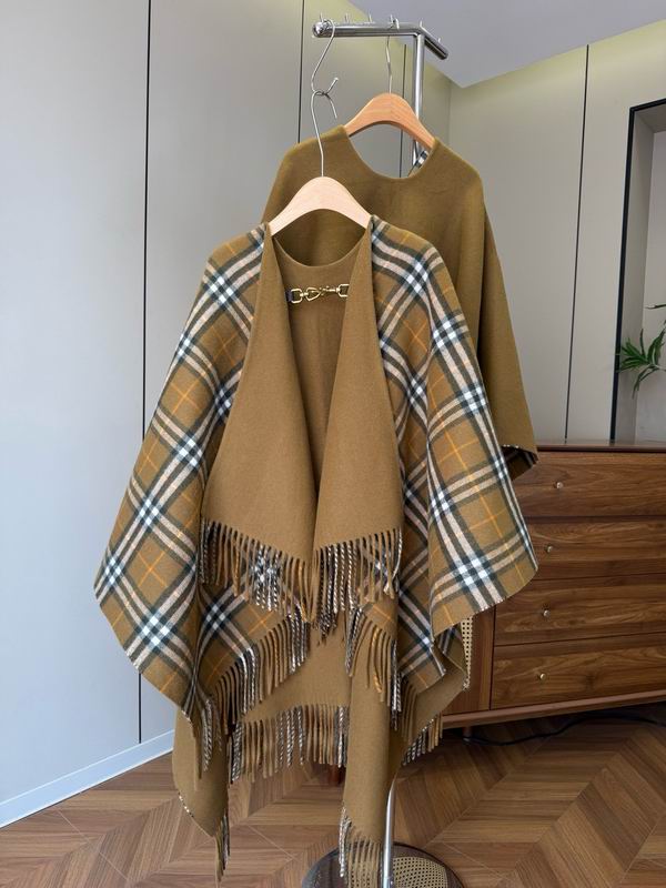Burberry cloak 135X145cm 100%羊羔毛 E20 (15)