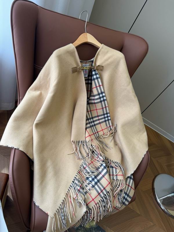 Burberry cloak 135X145cm 100%羊羔毛 E20 (7)