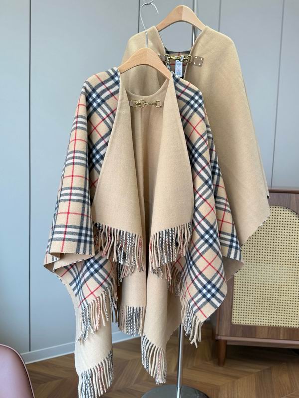 Burberry cloak 135X145cm 100%羊羔毛 E20 (8)