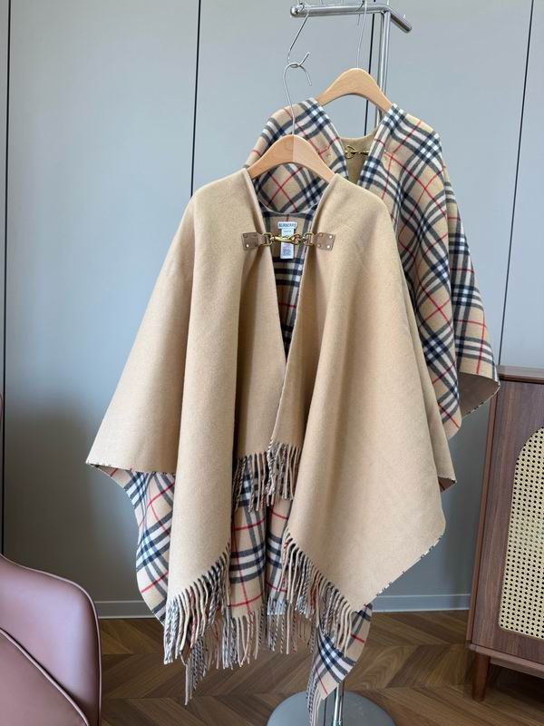 Burberry cloak 135X145cm 100%羊羔毛 E20 (9)