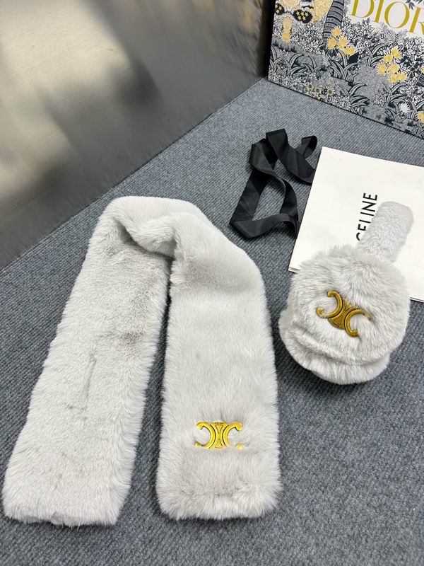 Celine Scarf earmuff dx (195)