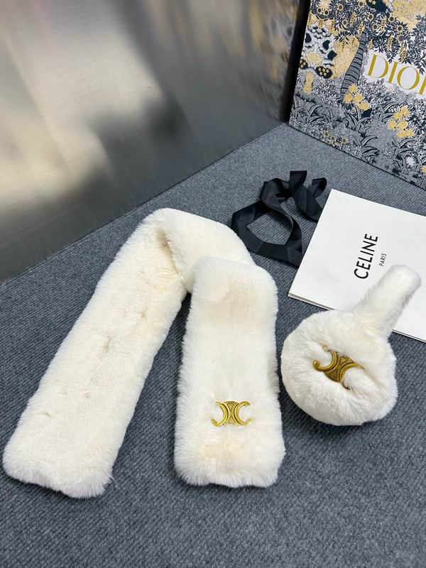 Celine Scarf earmuff dx (198)