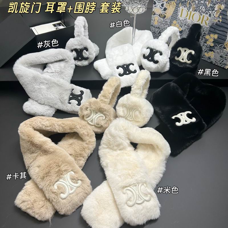 Celine Scarf earmuff dx (209)
