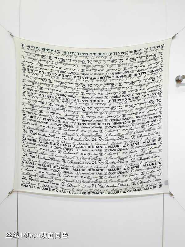 Chanel Scarf 140X140cm 70%羊绒30%真丝 E41 (9)