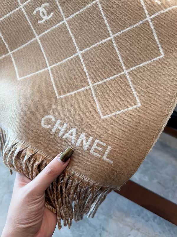 Chanel Scarf 195X70cm 95%绵羊毛5%聚酰胺 E34 (16)