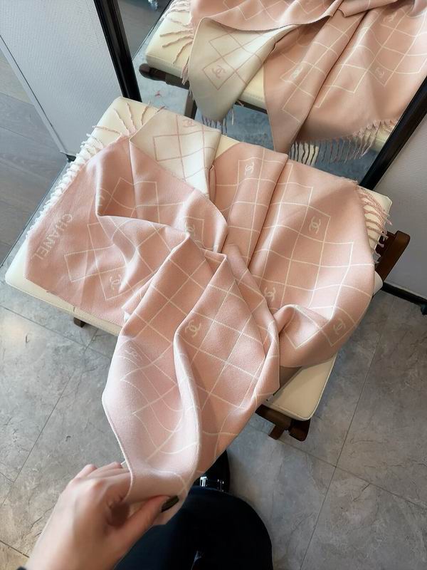 Chanel Scarf 195X70cm 95%绵羊毛5%聚酰胺 E34 (25)