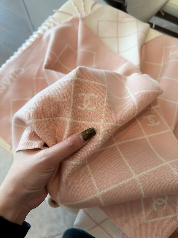 Chanel Scarf 195X70cm 95%绵羊毛5%聚酰胺 E34 (26)
