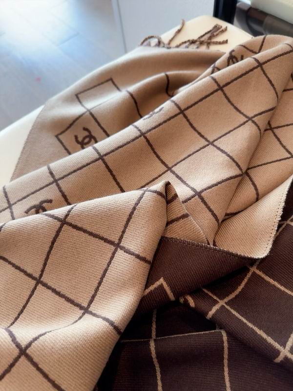 Chanel Scarf 195X70cm 95%绵羊毛5%聚酰胺 E34 (4)