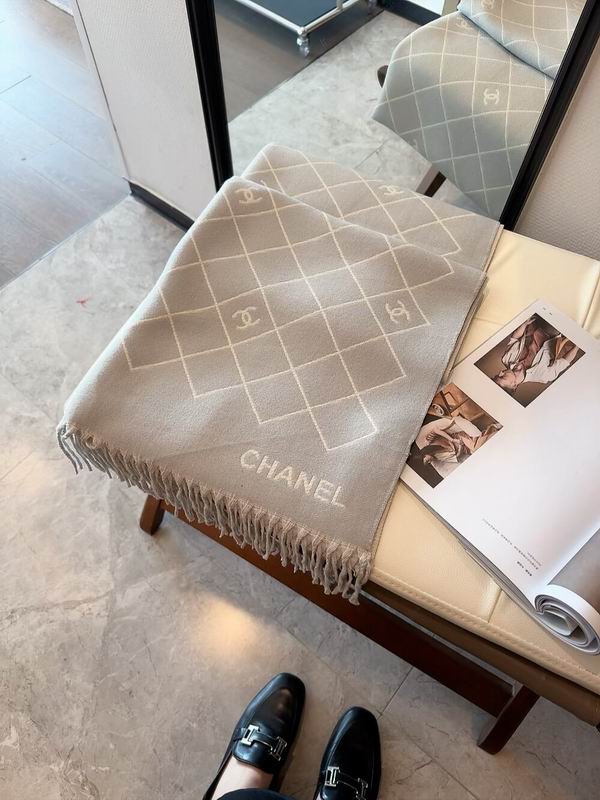 Chanel Scarf 195X70cm 95%绵羊毛5%聚酰胺 E34 (7)