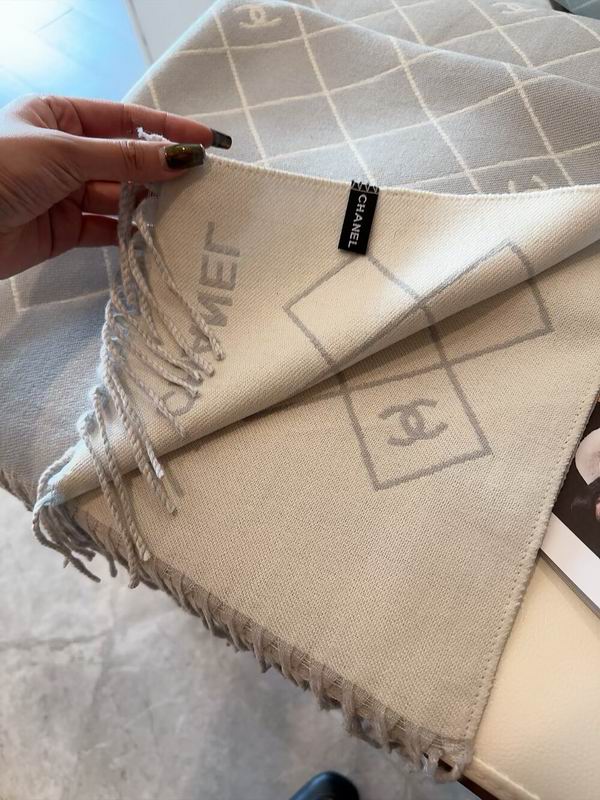 Chanel Scarf 195X70cm 95%绵羊毛5%聚酰胺 E34 (8)