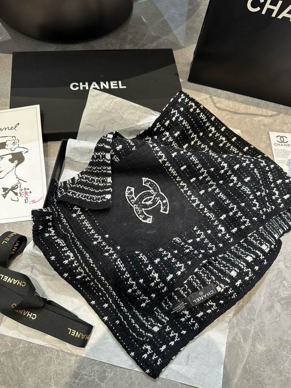 Chanel Scarf 30X180cm 100%羊绒 E13 (13)