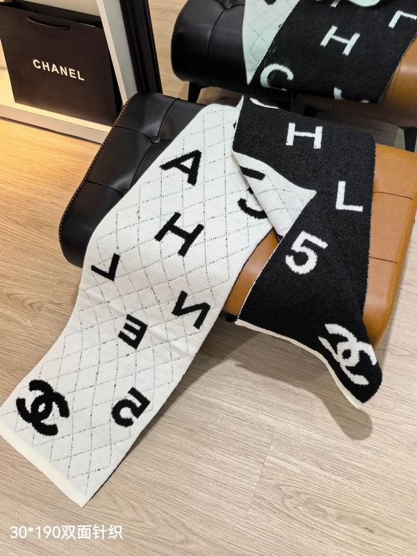 Chanel Scarf 30X190cm E11 (11)