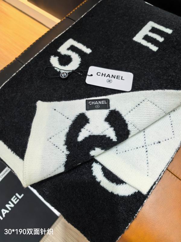 Chanel Scarf 30X190cm E11 (8)