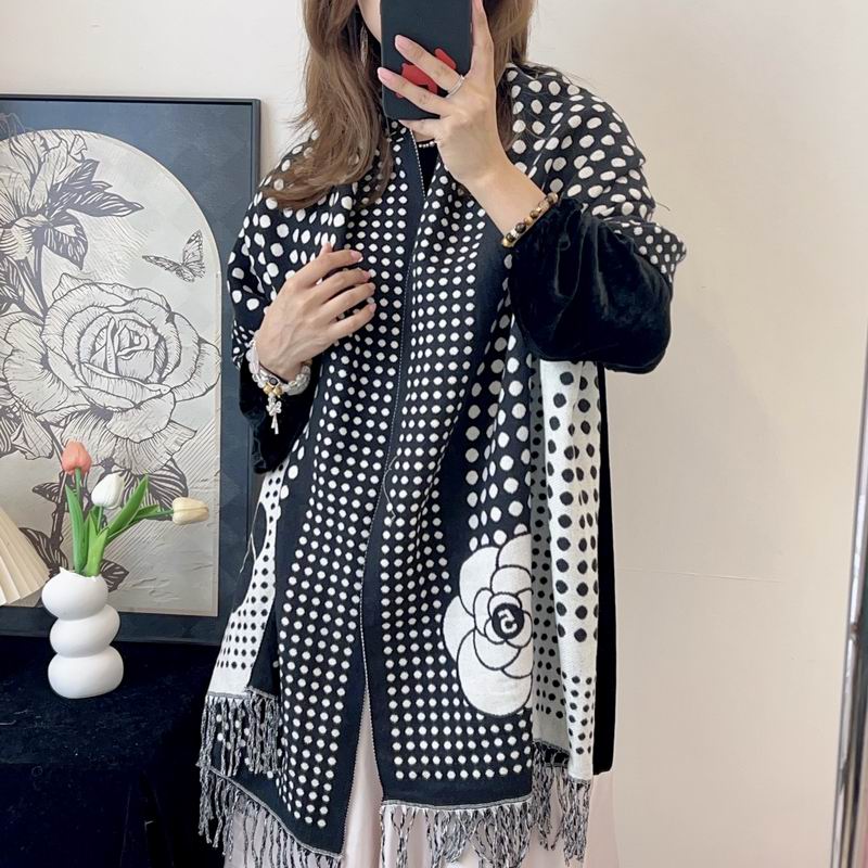 Chanel Scarf 60X180cm 100%羊毛 E11 (7)
