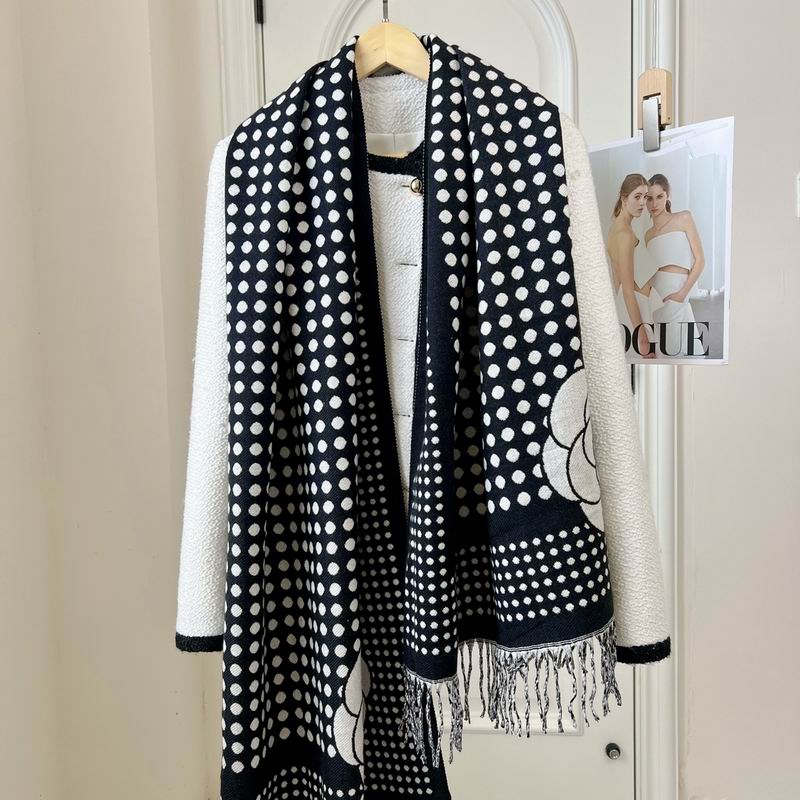 Chanel Scarf 60X180cm 100%羊毛 E11 (8)