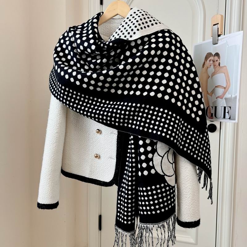 Chanel Scarf 60X180cm 100%羊毛 E11 (9)