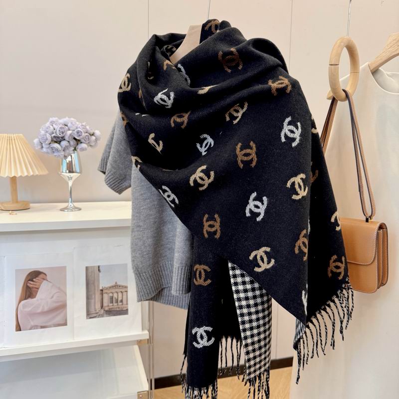 Chanel Scarf 65X180cm E02 (7)