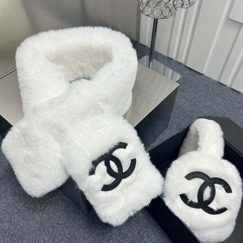 Chanel Scarf earmuff dx (176)