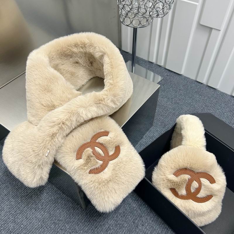 Chanel Scarf earmuff dx (177)