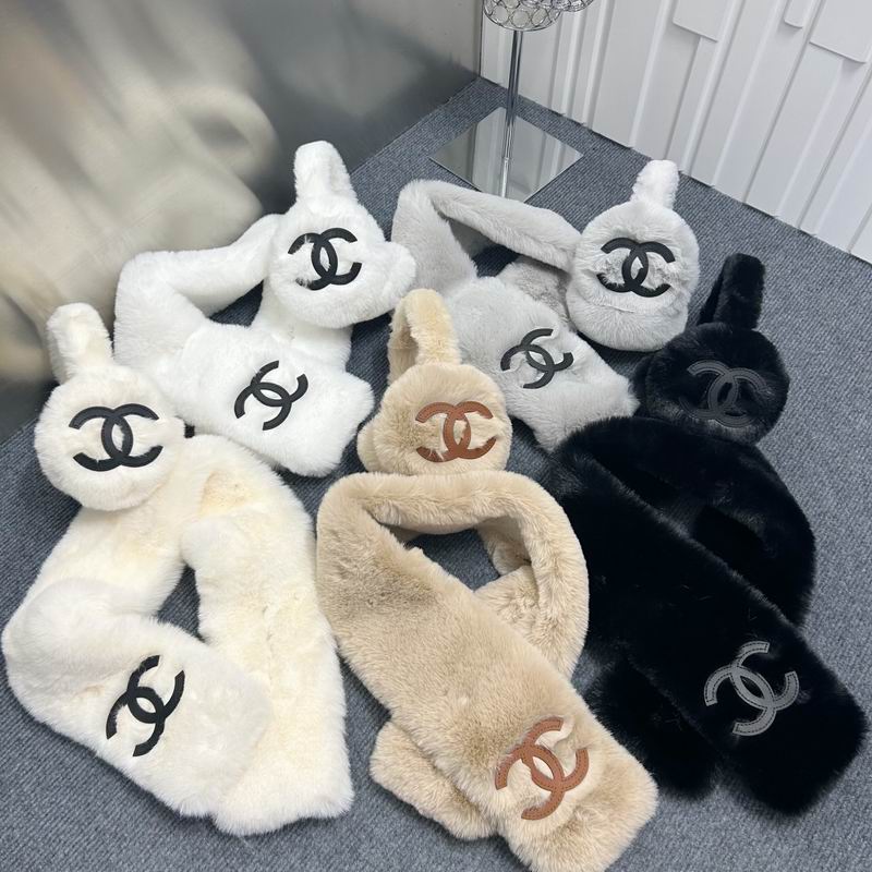 Chanel Scarf earmuff dx (182)