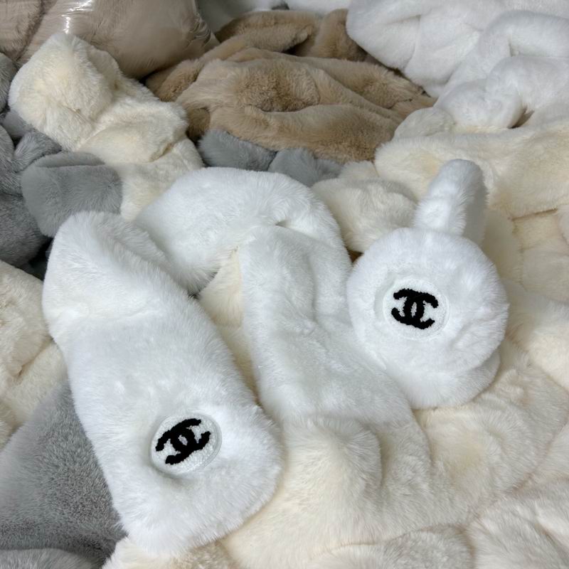 Chanel Scarf earmuff dx (189)